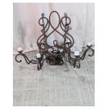 6-Light Scroll Arm Chandelier Fixture