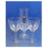 Pilsner Glass & 2 Stemmed Glasses