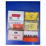 Vintage Cardboard Cigar Boxes Lot