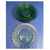 6 Uranium Block Optic Green Plates