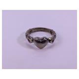 Sterling Heart Ring