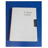 5-Year Leather Bound Diary