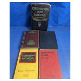5 Vtg Unique Books