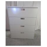 White Hon 4-Drawer Lateral Filing Cabinet 53"H