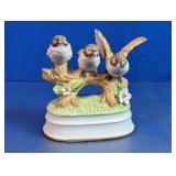 Royal Crown Bird Music Box Figurine