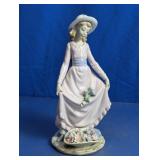 Lladro Flowers in the Basket Figurine