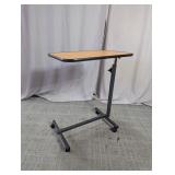 Adjustable Overbed Table on Wheels 24"W
