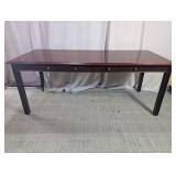 Wood Executive Writing Desk 72"W