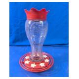 Pennington Glass Hummingbird Feeder
