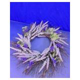 Lavender Floral Twig Wreath