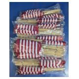 US Hand Held Stick Flags Lot