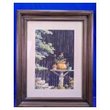 Rainy Scenic Garden Wall Art Print