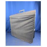 Vintage Folding Garment Bag Suitcase