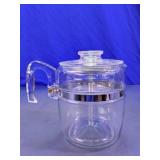 Pyrex Flameware Glass Coffee Percolator