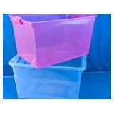 Plastic Storage Tote Assortment