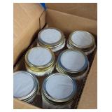 Glass Mason Jar Set of 6