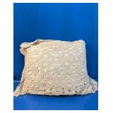 Vtg. Martha Stewart Living Crochet Throw Pillow