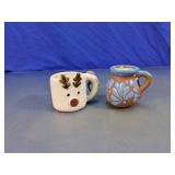 Decorative Candle Holder Mug Pair