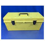 Plastic Toolbox with Removable Tray