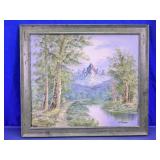 Mountain Landscape Scenic Wall Art Painting