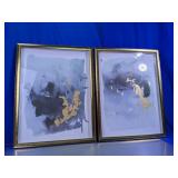 Framed Abstract Wall Art