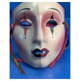 Ceramic Harlequin Style Mask