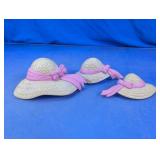 Decorative Straw Hat Wall Plaques