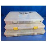 Soft Plastic Fishing Lure Tackle Box Lot