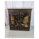 Chinoiserie Style Accent Cabinet