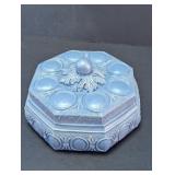 Blue Ceramic Trinket Box