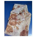 Floral Print Organza Fabric Panel