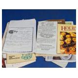 Recipe & Ephemera Paper Collection