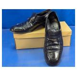 Vintage Florsheim Black Leather Loafers