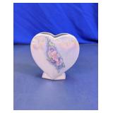 Heart-Shaped Porcelain Floral Vase / Planter
