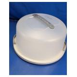 Plastic Round Cake Carrier with Locking Lid