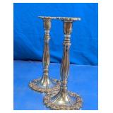 Ornate Metal Candlestick Holders