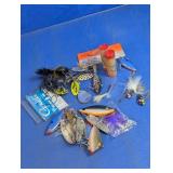 Kelley Wiggler & Fishing Tackle Assortment