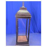 Large Glass Panel Lantern Decor