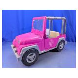 Pink Doll Jeep Style Vehicle