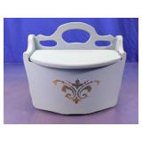 Wood Storage Box with Hinged Lid