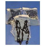 Black Beaded Fashion Necklace