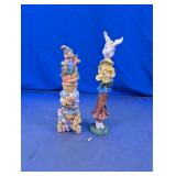 Easter Bunny Resin Figurines