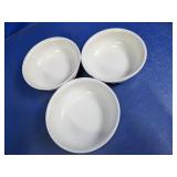 White Fluted Bowl Set