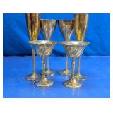 Metal Stemware Assortment Lot