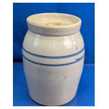 Stoneware Butter Churn with Lid