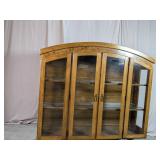 Broyhill Illuminated Wood China Hutch Cabinet