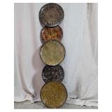 Medallion Metal Plate Wall Art Decor