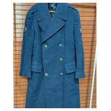 Vintage US Air Force Wool Overcoat Size 37R