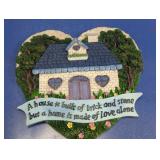 Garden House Wall Plaque