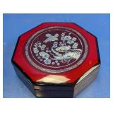 Vintage Asian Lacquer Inlay Box